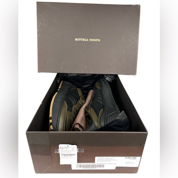 Bottega Veneta Men's Speedster Scarpa Pel Speed Fashion Sneakers EU 41 - US 8 - Picture 2 of 14